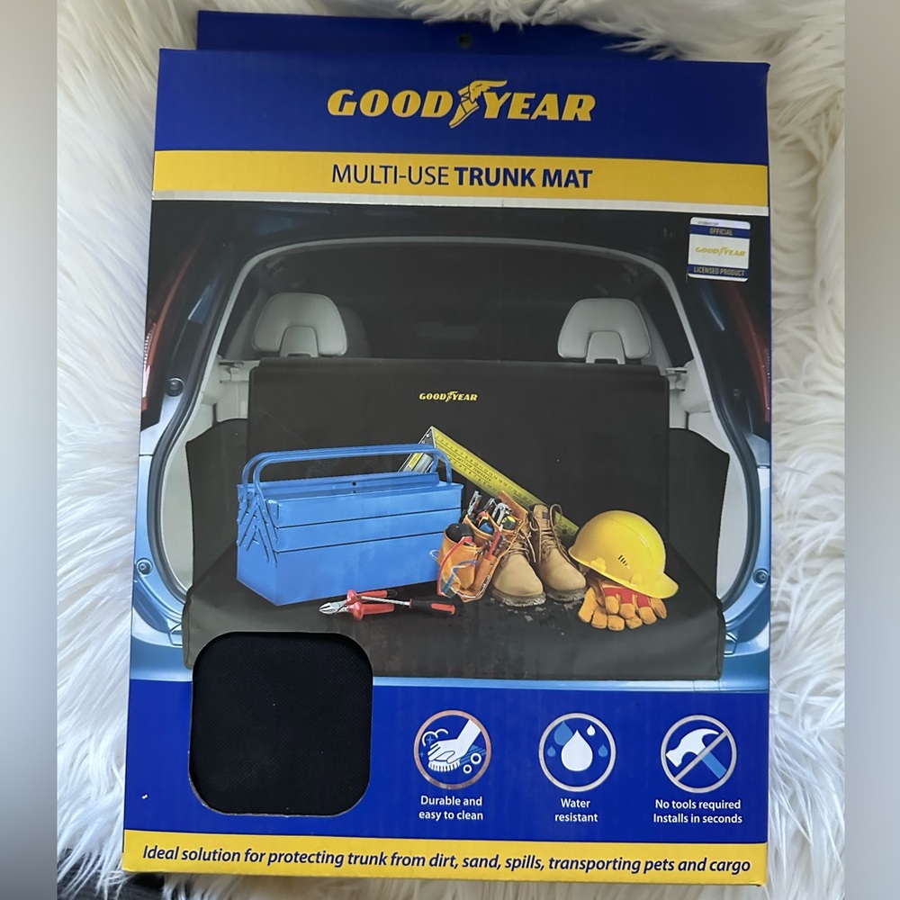 Good Year Black Multi Use Car Trunk Mat